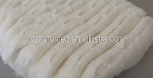 medical grade Absorbent Zig Zag Cotton Wool