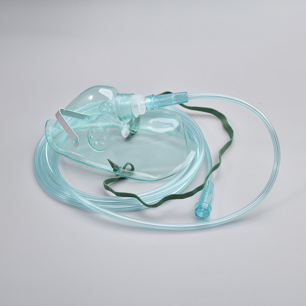 Disposable breathing oxygen breathing mask introduce nebulizer with strap for breathing