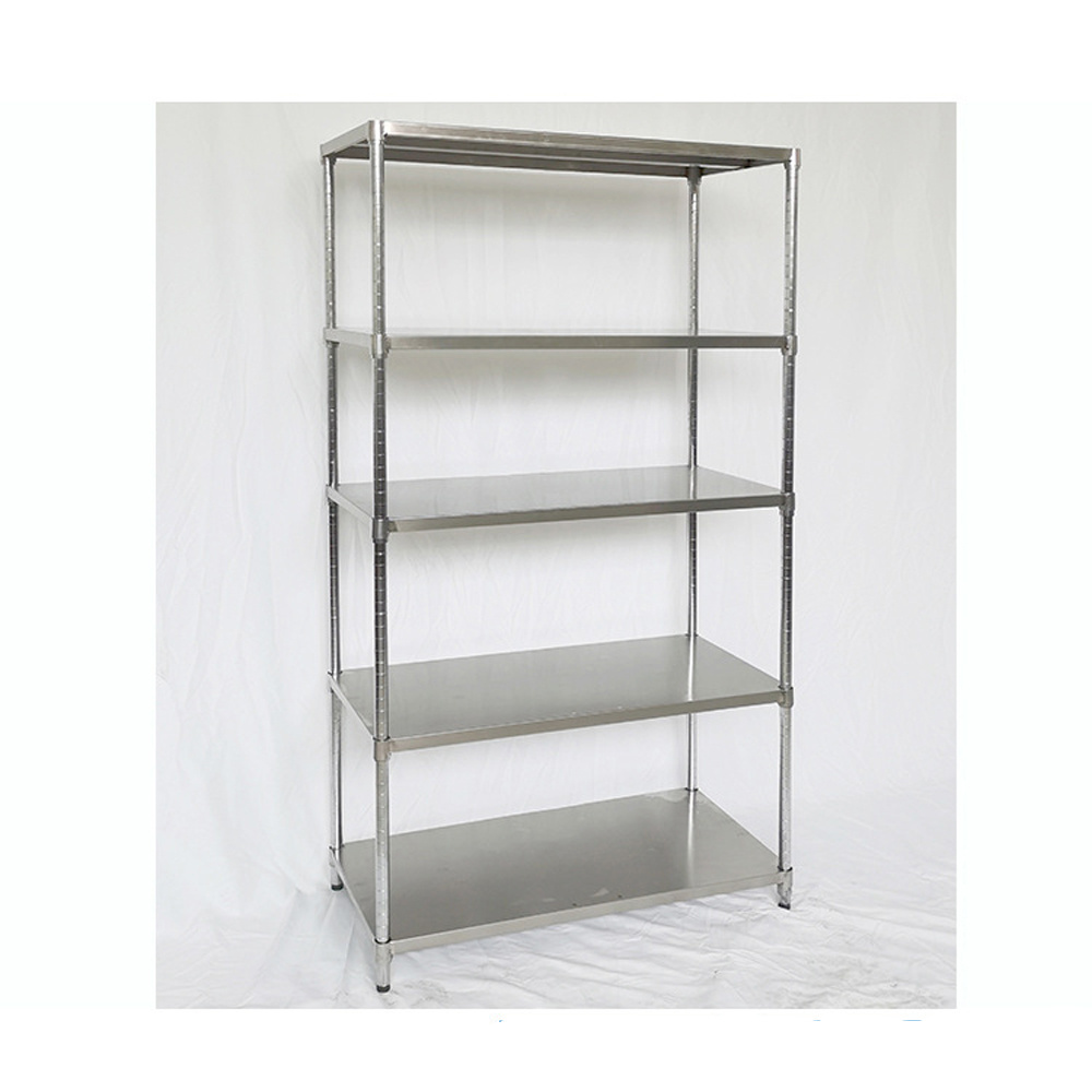 5 Tier Stainless Steel Storage Shelves for Kitchen Garage Shelves Heavy Duty Shelving Metal Shelving Units and Storage Kitchen