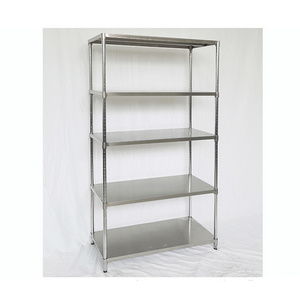 5 Tier Stainless Steel Storage Shelves for Kitchen Garage Shelves Heavy Duty Shelving Metal Shelving Units and Storage Kitchen