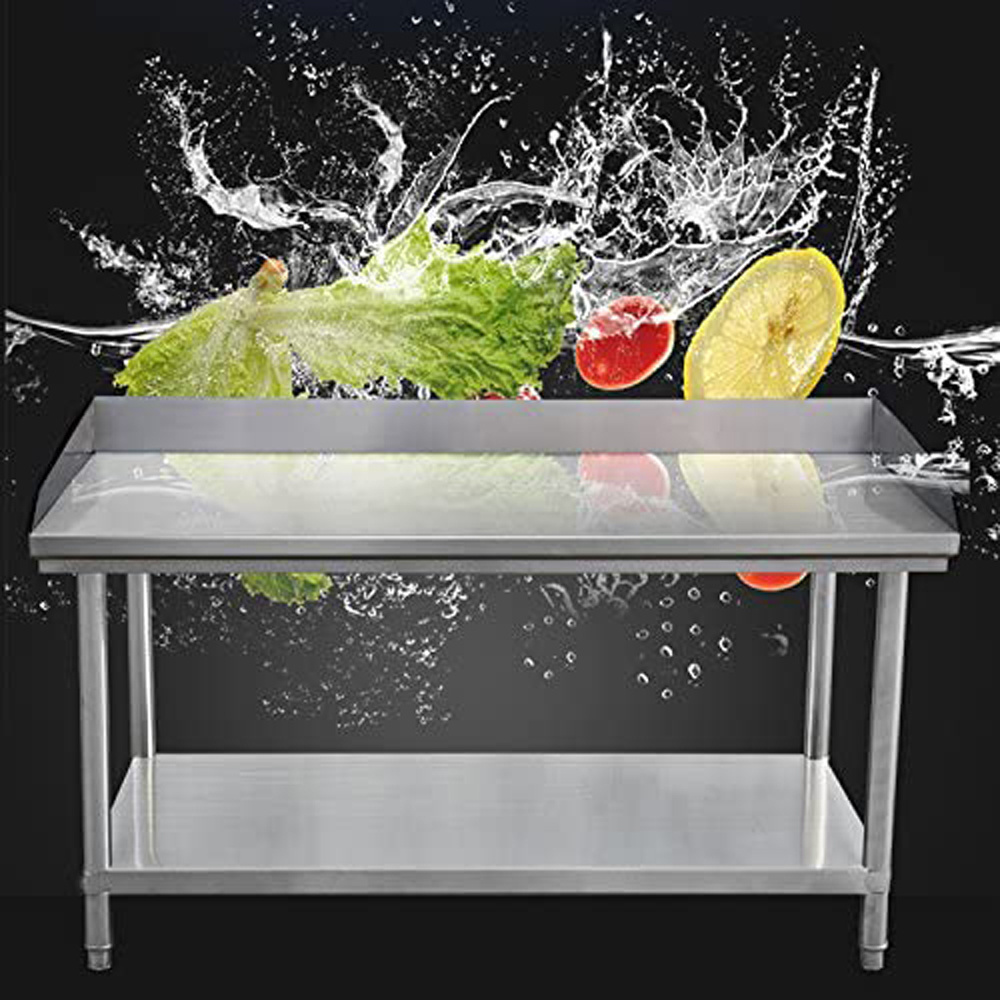 Stainless Steel Table 28 x 36 - Kitchen Work Table with Undershelf for Restaurant, Hotel, Kitchen and Home