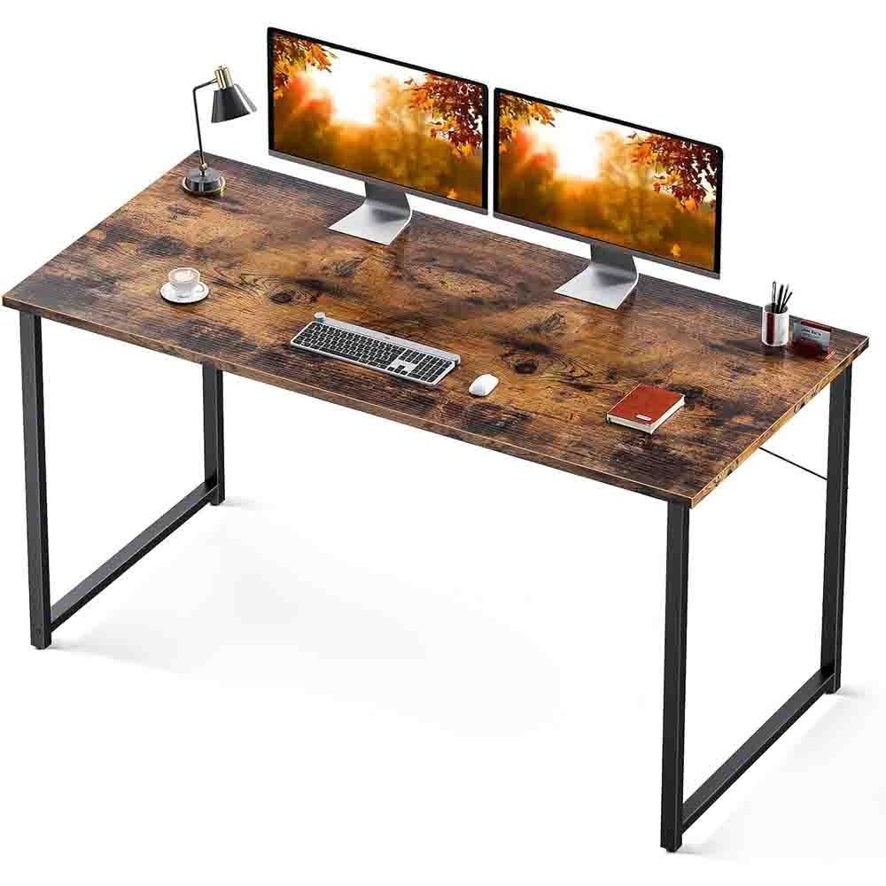 Modern Simple Style Desk for Home Office, Study Student Writing Desk, Vintage 48 Inch Computer Desk