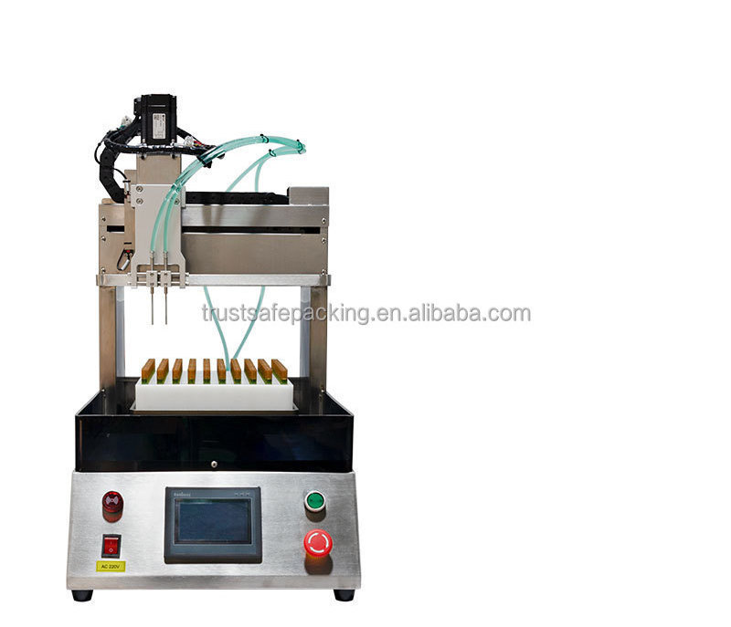 TS-X51 Split tube valveless plunger ceramic pump precision filling machine for ampoules reagent tube