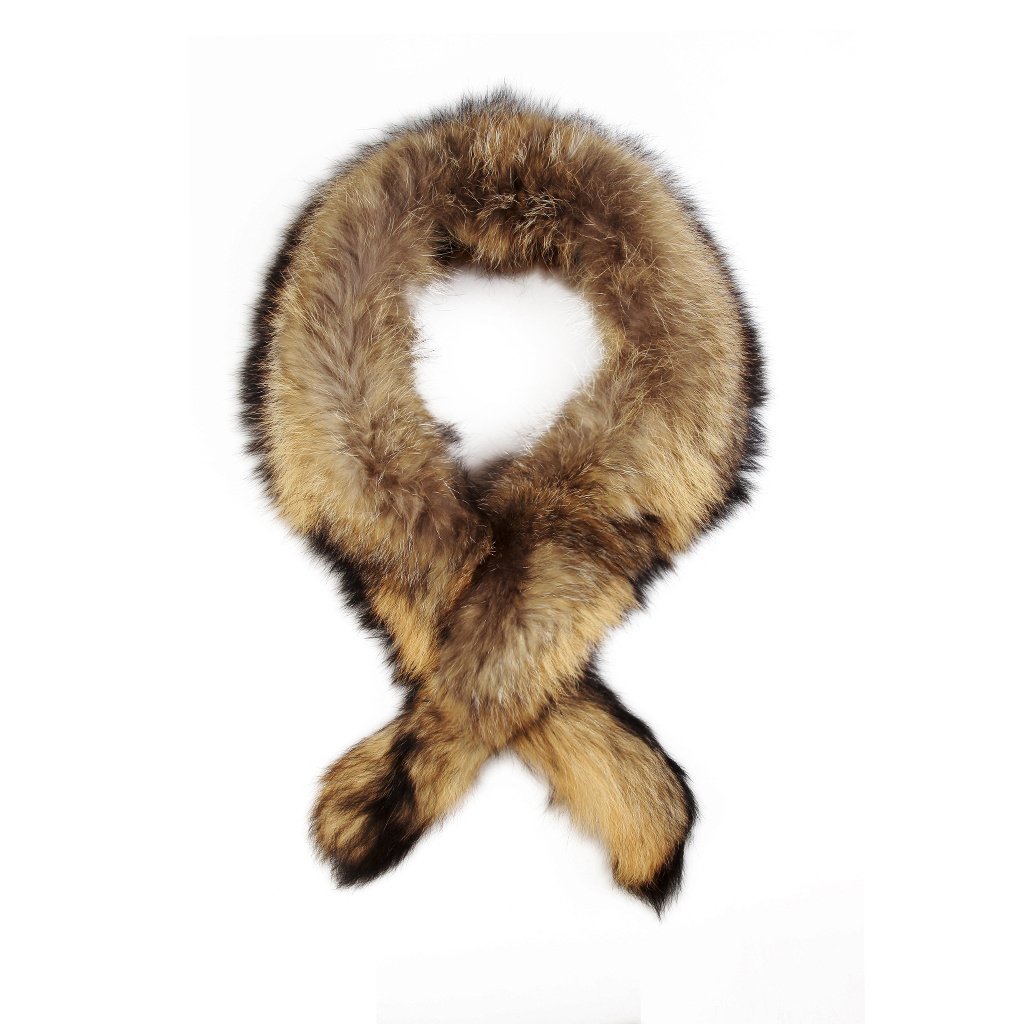 winter 2022 women real fox fur collar genuine raccoon fur bigger collar support to customized more colors