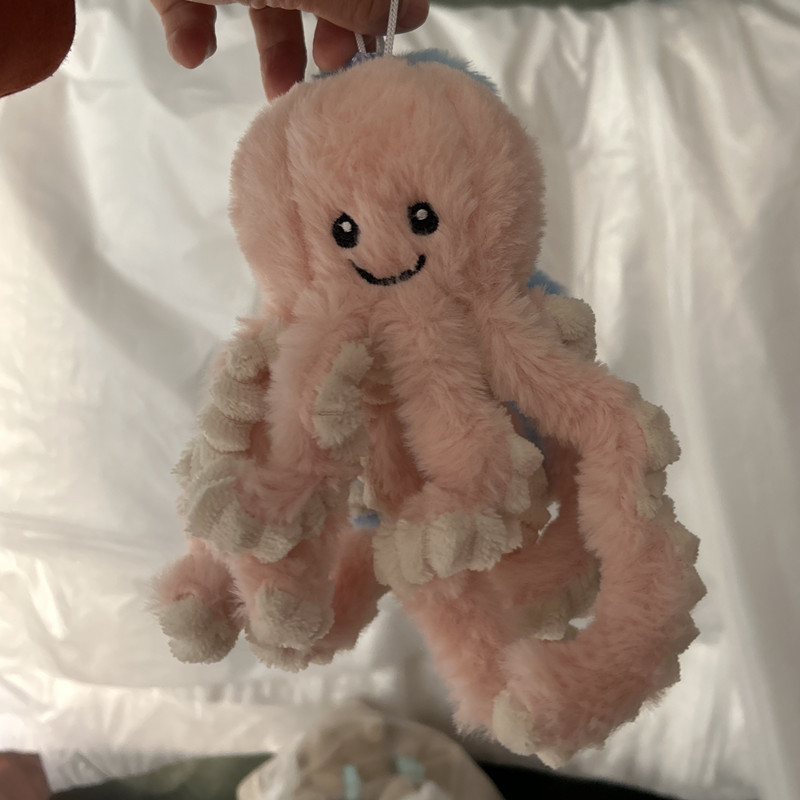 Cute Cheap Plush Stuffed Toys Baby Pink Soft Toys Octopus