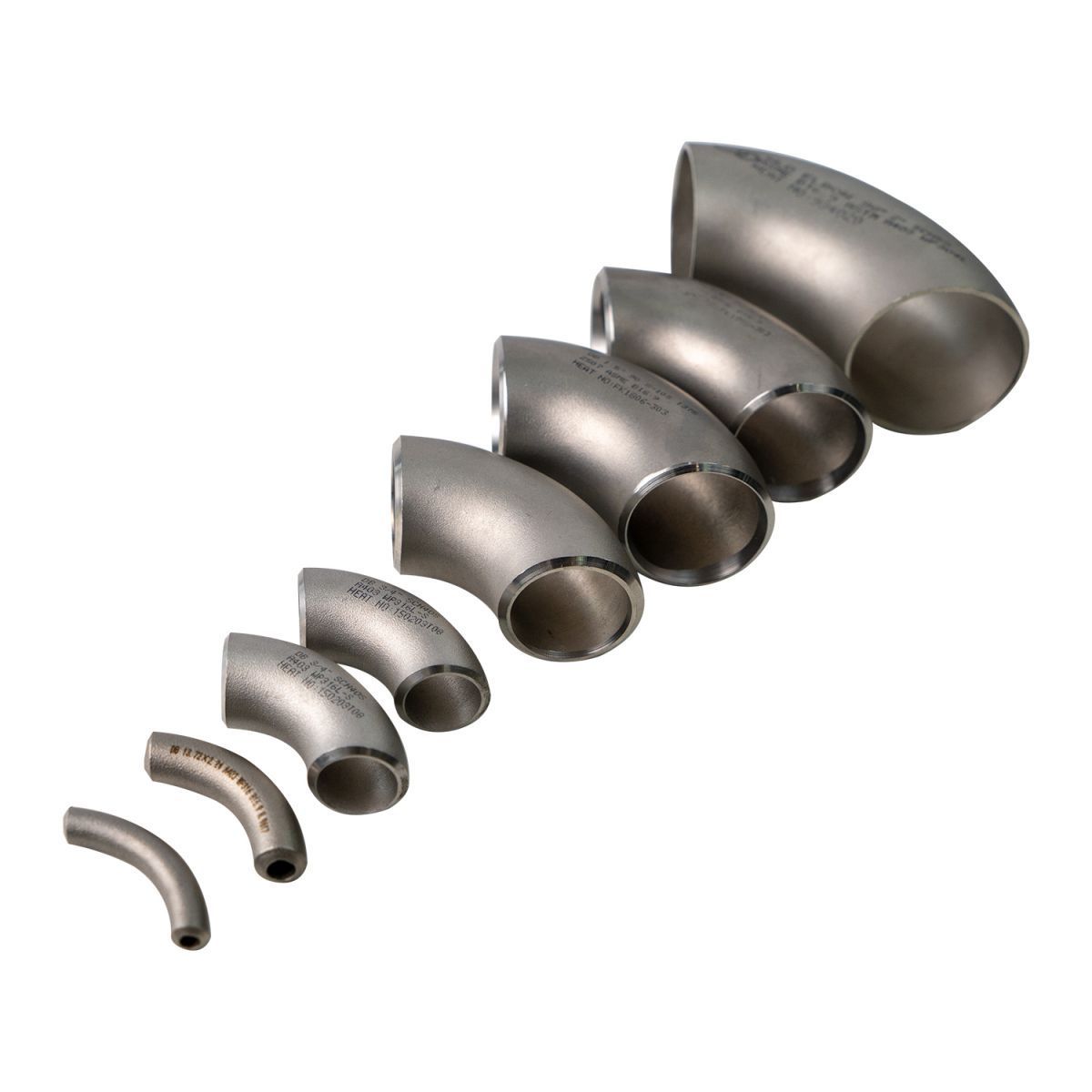 Stainless Steel / Carbon Steel Butt Weld 90 Elbow Pipe Fittings