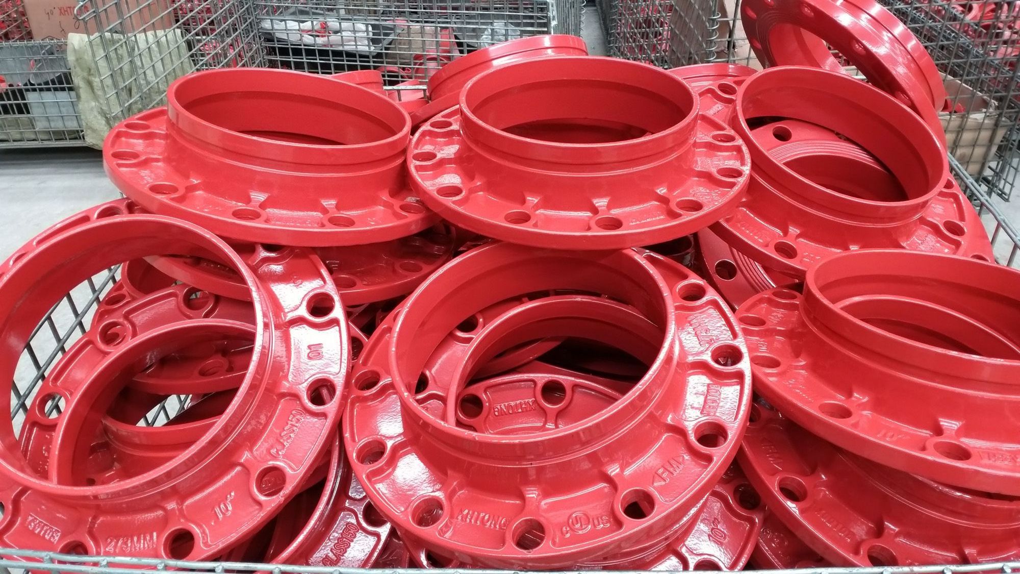 FM Ductile Cast Iron Groove Fitting Split Flange