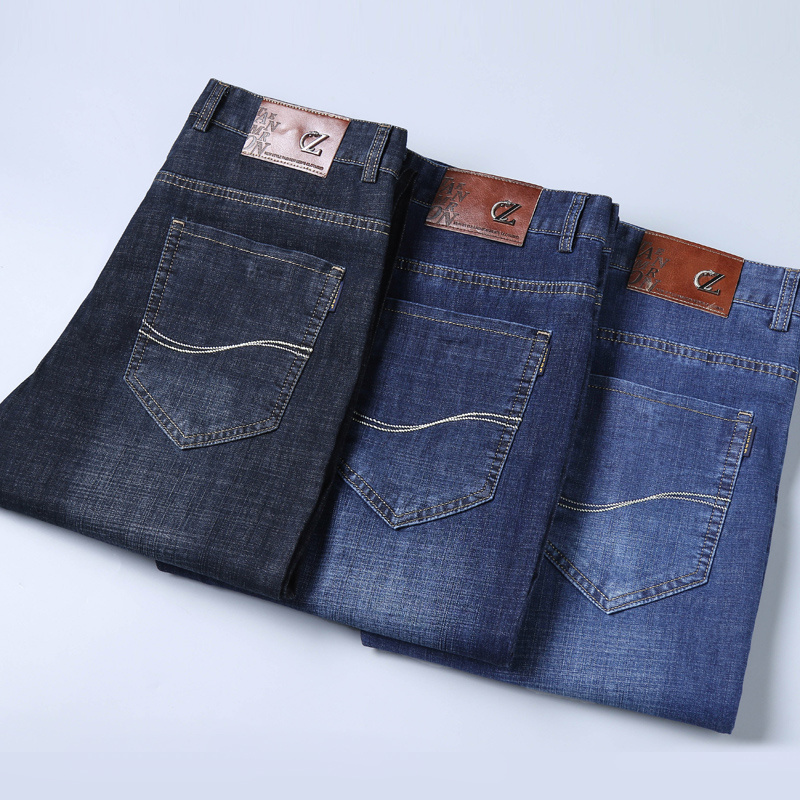 Classic men's blank design denim jeans wholesale