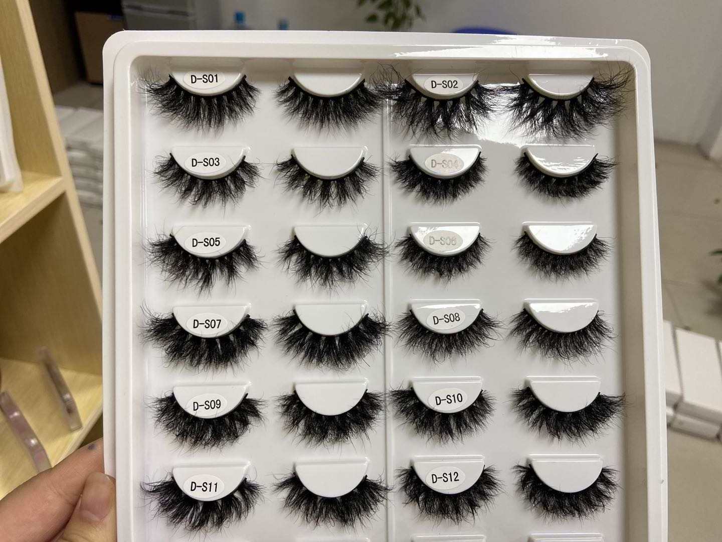 Natural Eyelashes Wholesale 3d Real Mink Volume Short Mink Lashes Messy Fluffy Strip Lash Vendor Bulk