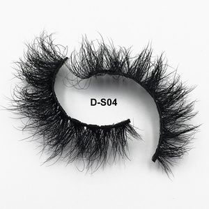 Natural Eyelashes Wholesale 3d Real Mink Volume Short Mink Lashes Messy Fluffy Strip Lash Vendor Bulk