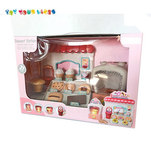 EPT Toys Supermarket Selling Simulation baking house dessert toy food Pretend  Educational Party Game Toy for play