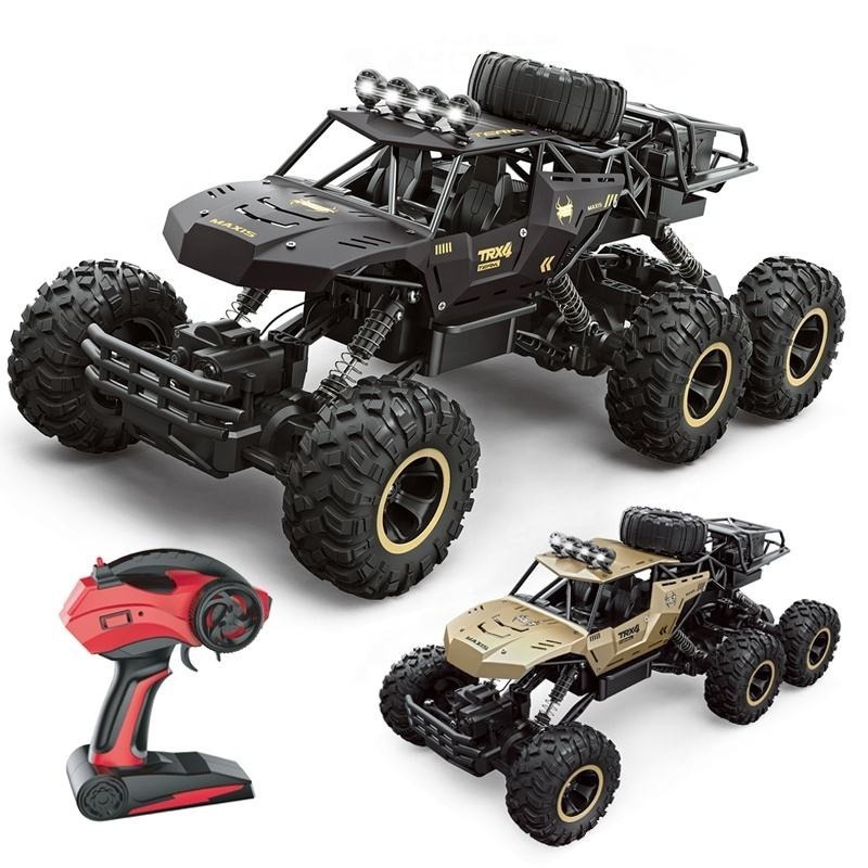 EPT 1:10 High Speed 6WD Alloy 46cm Big RC Vehicle 2.4Ghz Off Road RC Rock Crawler Electric Remote Oversized Remote Control Car