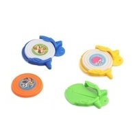 EPT Promotional Mini Plastic Price Small Ufo Sports Flying Saucer Launcher Shooter Game Disc Toys Discs Arrows Toy