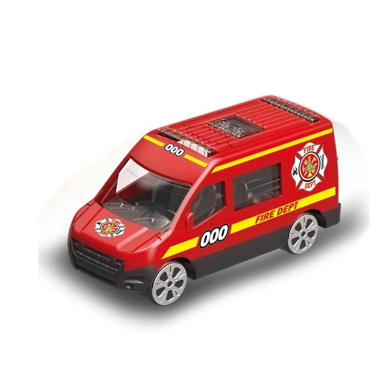 EPT Toys New Arrival Battery Operated Deformation Electric Die Cast Music Lighting Fire Rescue Free Wheel Airplane Plane Toys