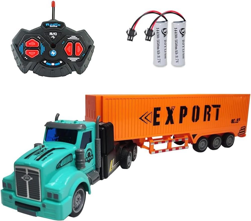 EPT Remote Control Toy Remote Control Semi Truck Toy Rc Container Truck for Kids