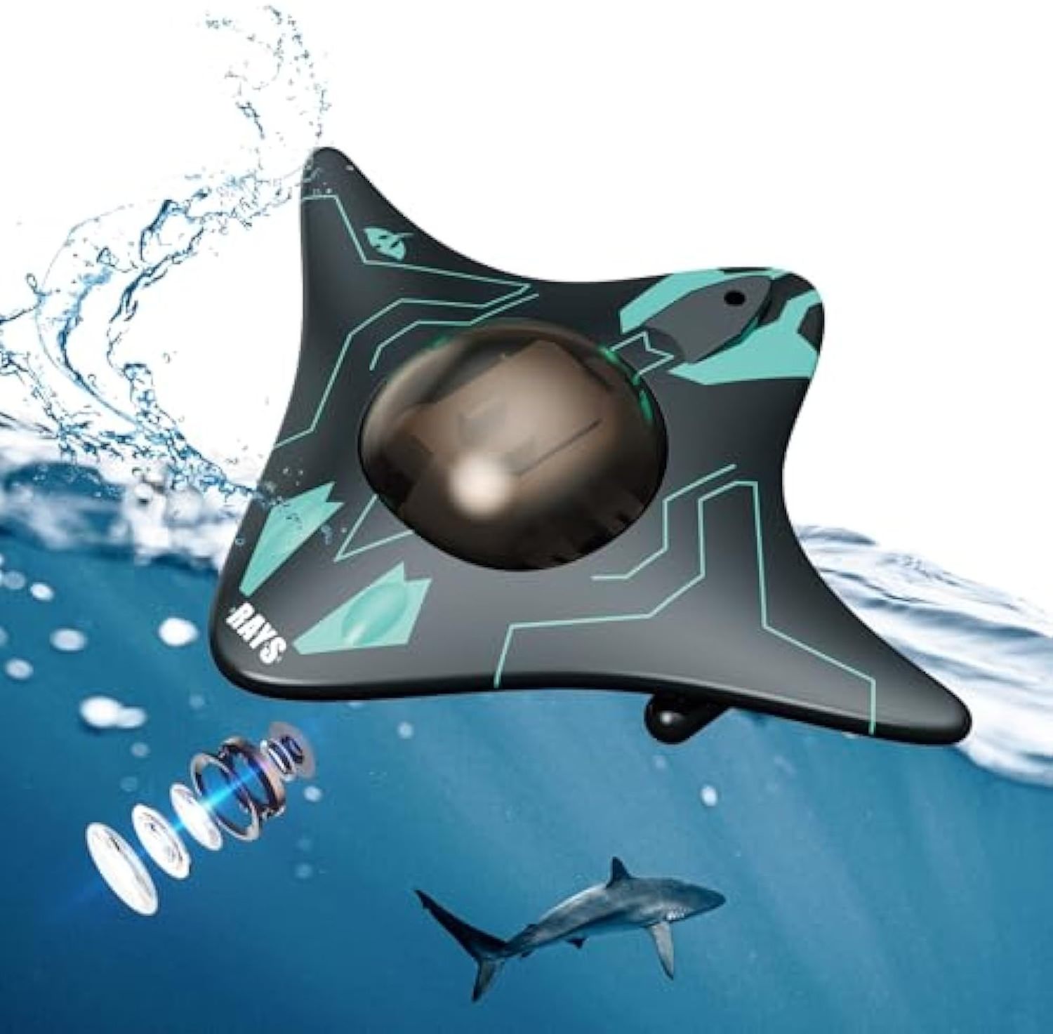 EPT Outdoor Toy Wifi APP Control High Speed Remote Control Rc Boat Ship with Underwater Waterproof Camera