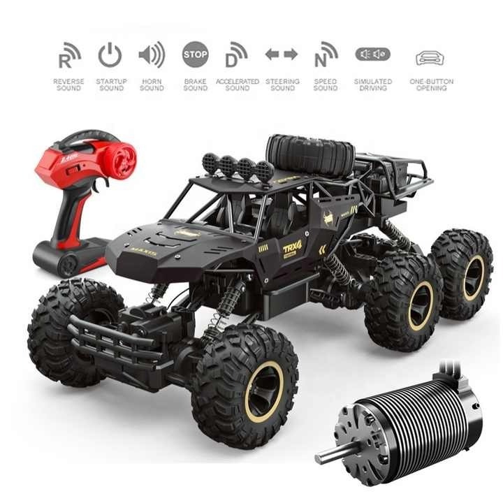 EPT 1:10 High Speed 6WD Alloy 46cm Big RC Vehicle 2.4Ghz Off Road RC Rock Crawler Electric Remote Oversized Remote Control Car