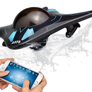 EPT Outdoor Toy Wifi APP Control High Speed Remote Control Rc Boat Ship with Underwater Waterproof Camera