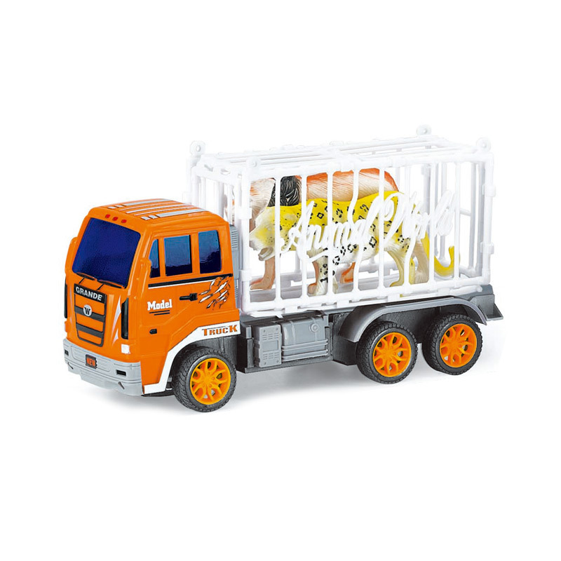 High quality radio control toys rc truck animal transport truck trailer for children