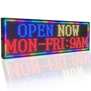 Led Board Display 128X32 Dot Matrix Led Module P4 Booth With Pantallas Led Billboard Signs For Cars Small Led Ticker Display