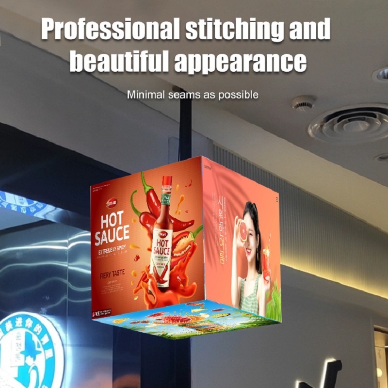 Creative Wifi Customized Hd Effects 3d Smart Video Advertising Magic P5mm 5-faces Shape Indoor P2.5 Outdoor Led Cube Display