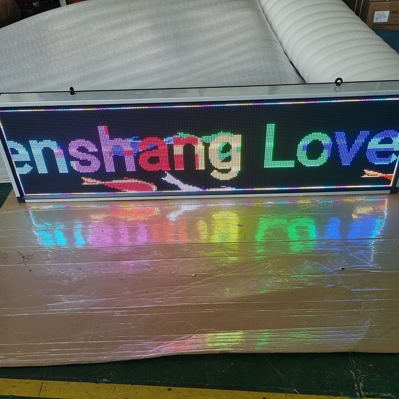 3g/4g Wifi Taxi Led Display Window Scrolling Screen Panel Taxi Top Sign Car Led Sign Advertising