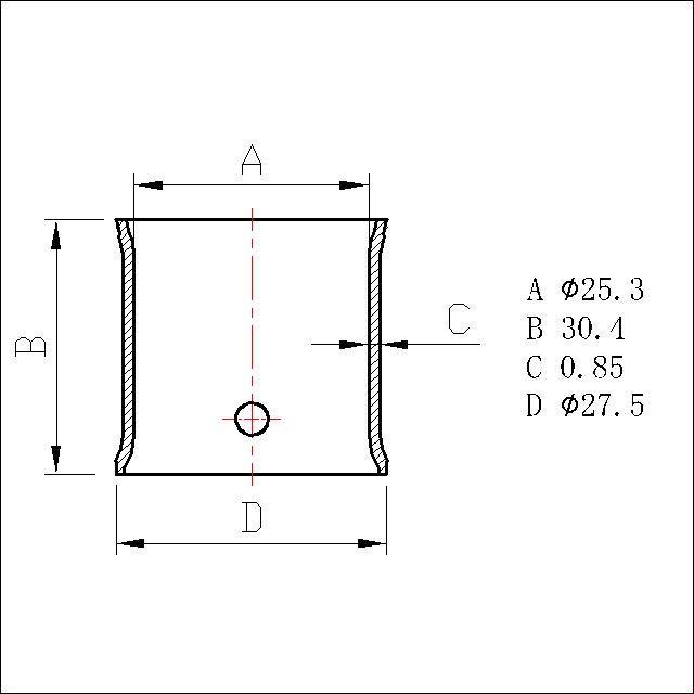 DN25 stainless steel sleeve with high strength and resolution widely applied in water pipes