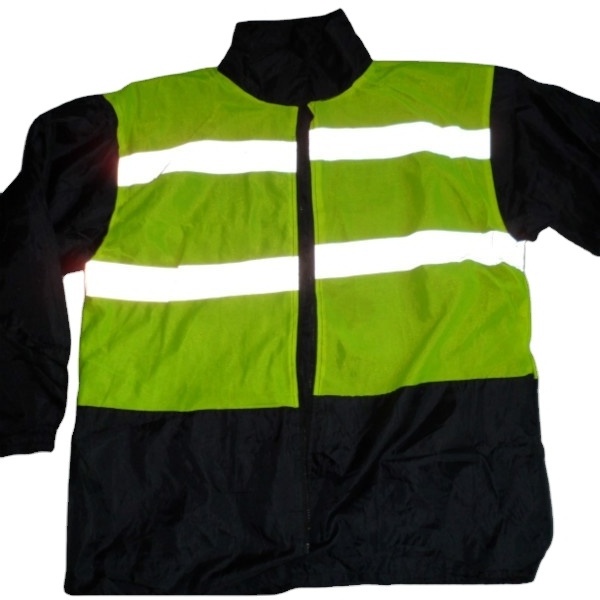 Hi Viz Padded Waterproof Reflective Rain Winter Safety Jackets