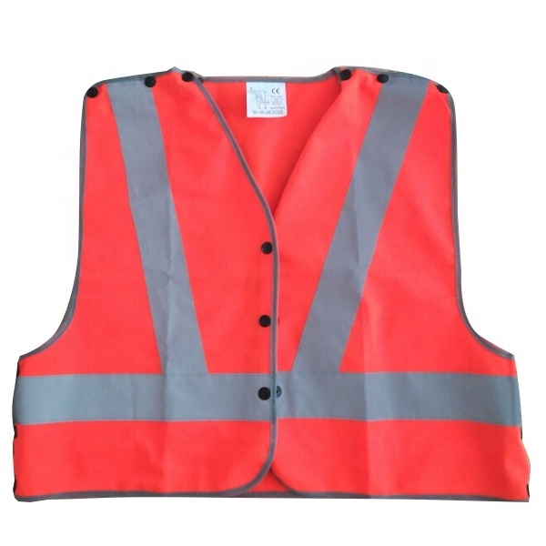 Breakaway hi vis vests safety waist coat reflective safety vest