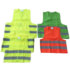 EN ISO 20471 High visibility 120gsm Reflective Safety Security Vest As Customized