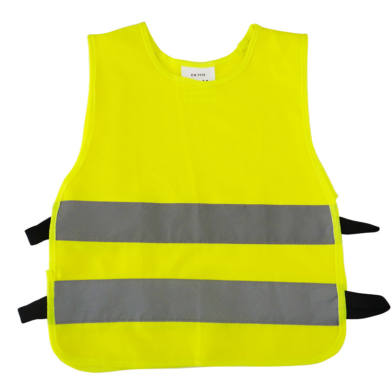 High visible chidern's safety vest with EN 1150 tape for reflex children's vest