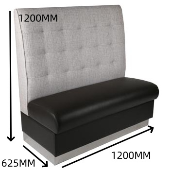 Wholesale modern dining sofa Fast Food Restaurant cafe leather Sofa Nightclub Booth Seating