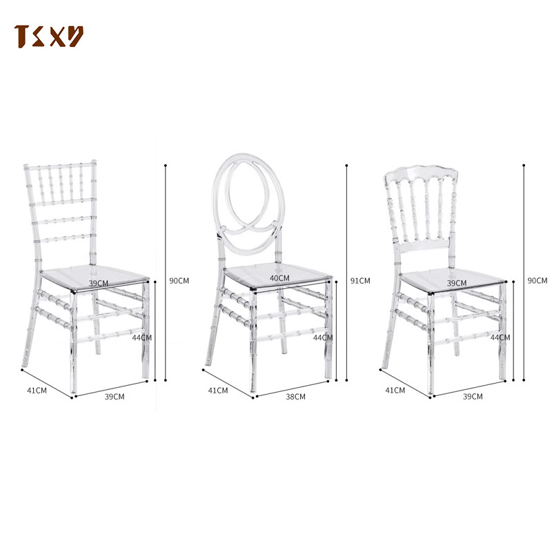 wedding events commercial high quality rental furniture fancy wedding chairs plastic chiavari chair