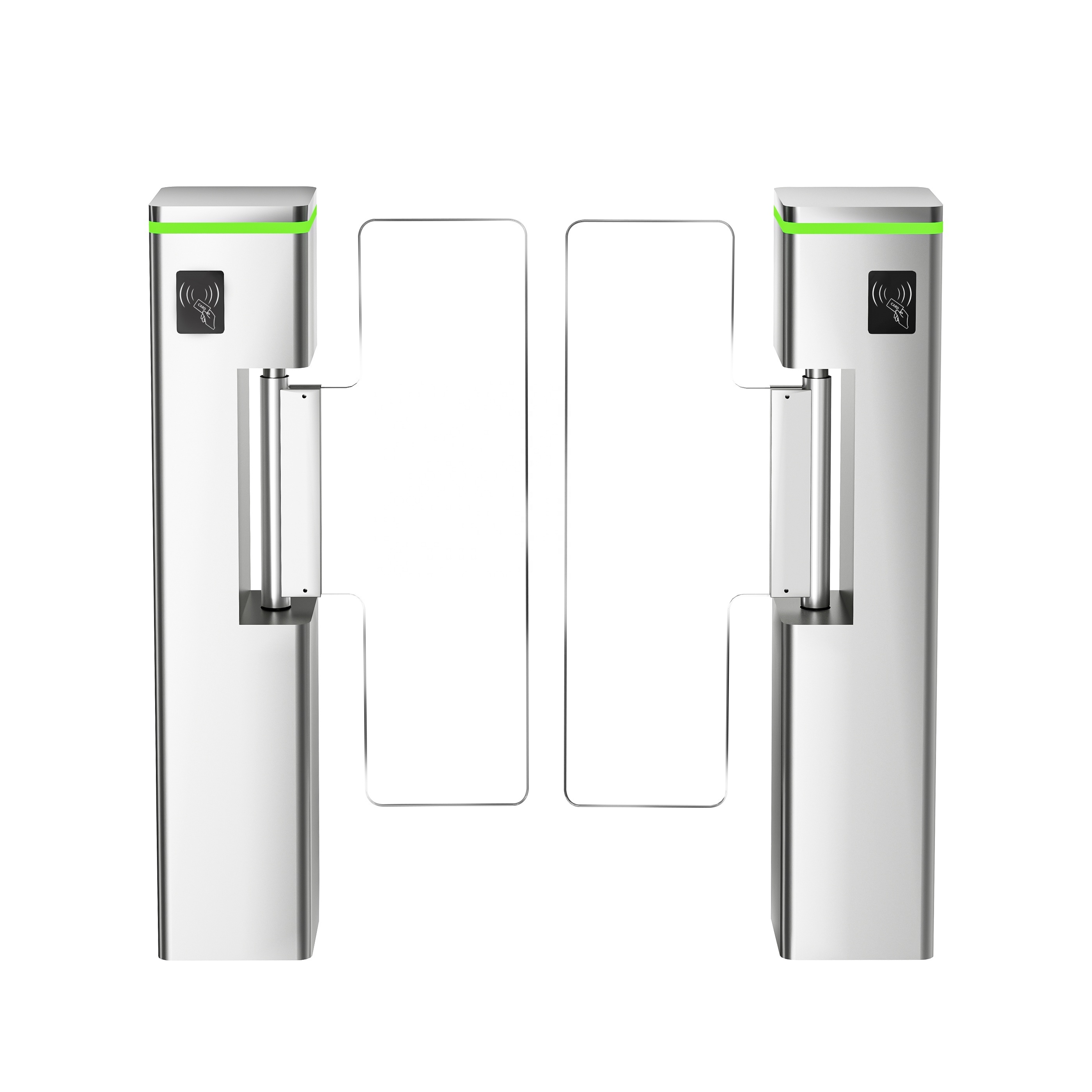 Full Automatic RFID SUS304 Stainless for Supermarket Swing Barrier Turnstile Speed Turnstile Gate