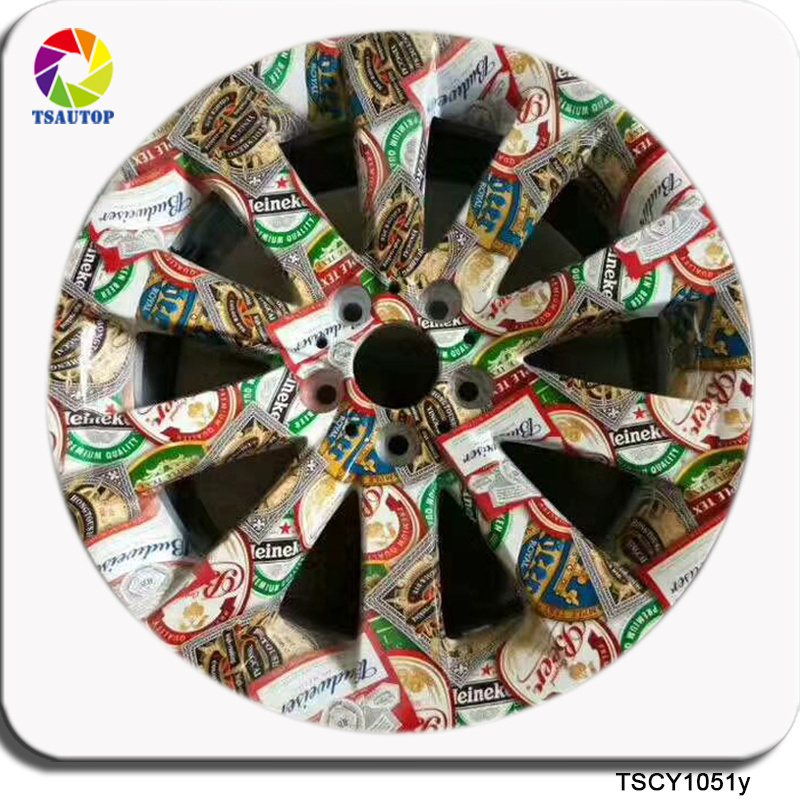 TSAUTOP 0.5M Cartoon Hydro Dipping Rims Water Transfer Printing Film Water Transfer Service Dropshipping