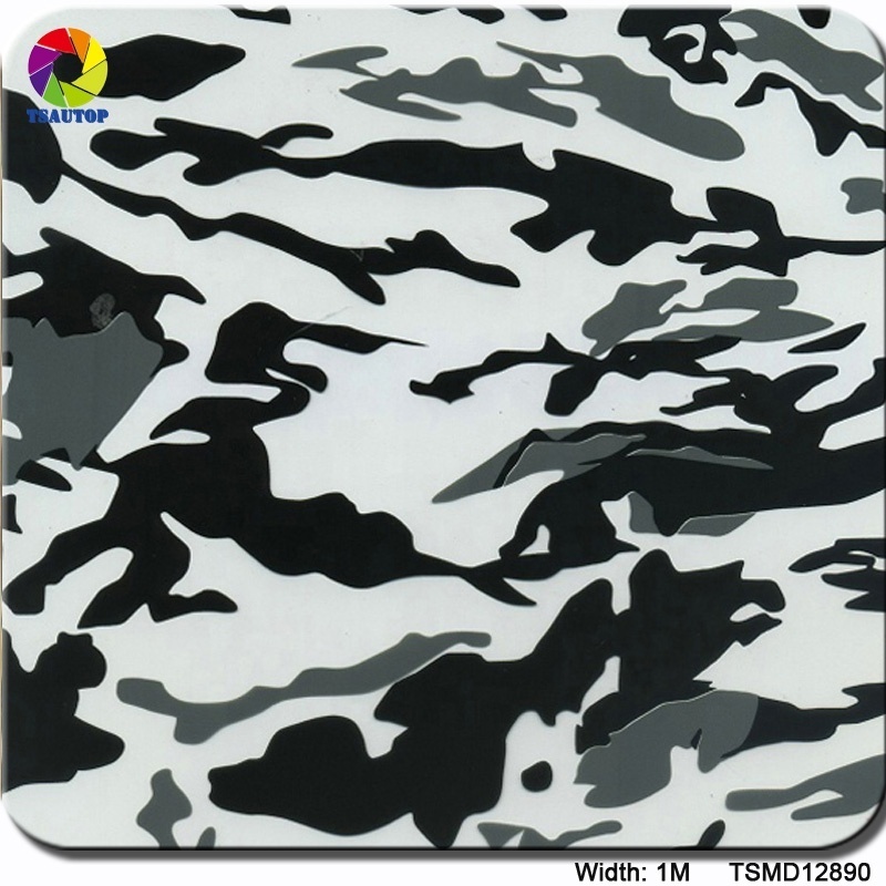 TSAUTOP 0.5/1m Width Camo Aqua Dip Graphics Cool Hydro Dipping Print Your Own Hydrographic Film