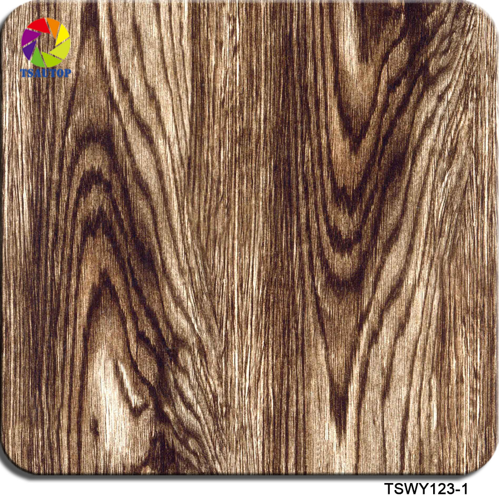 TSAUTOP wood pattern water transfer printing film hydrographic wtp film