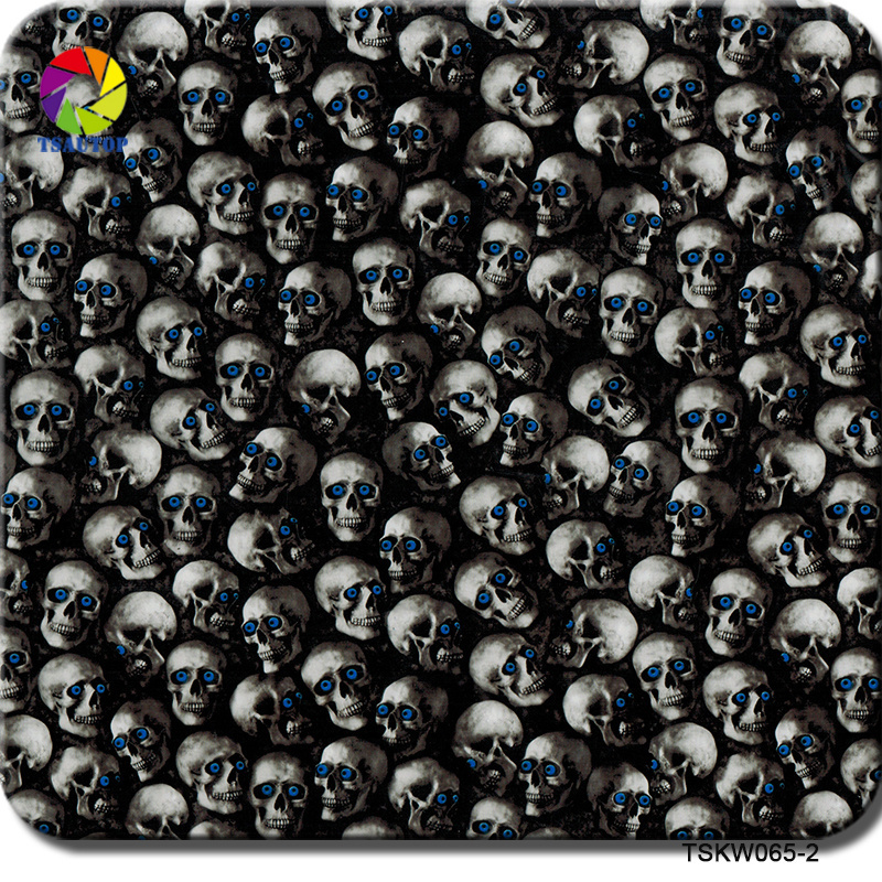 TSAUTOP Skull Hydro Dip Film Aquaprint Water Printing Paper