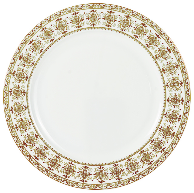 Cheap wholesale Pakistan Luxury new bone china fine porcelain dinner set gold rim 61pcs ceramic table dinnerware sets