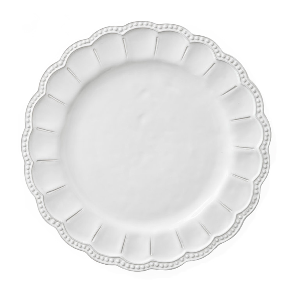 Top Sale dinner plate set Porcelain white luxury dinnerware  Ceramic plate set charger dishes plates