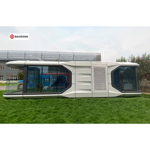 c70 20ft synecview tiny luxury commercial space airship pod eco capsule house 63 square meters container capsule house