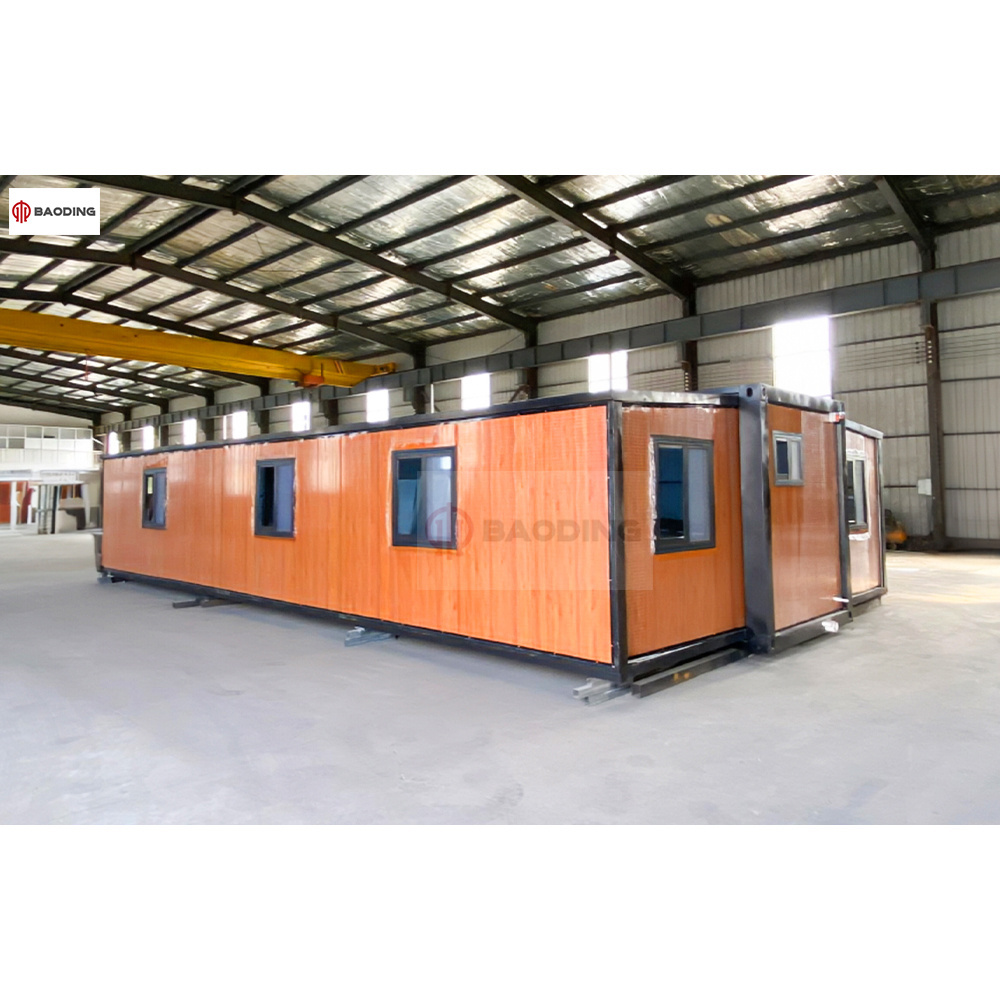 Easy Folding Granny Flat 40Ft 20Ft Prefab Container Expandable House Insulated Mobile Villa Prefabricated Home 3 Bedroom