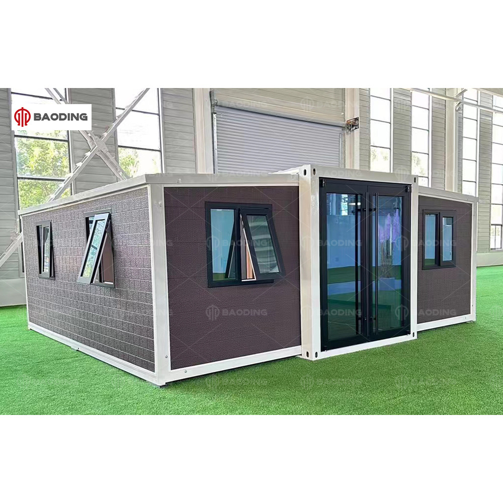 Soundproof Kit 1 Bedrooms Foldable Tiny Hobbit Waresteel Structure Prefab Dome Houses With Kitchen And 1 Bathroom Iceland