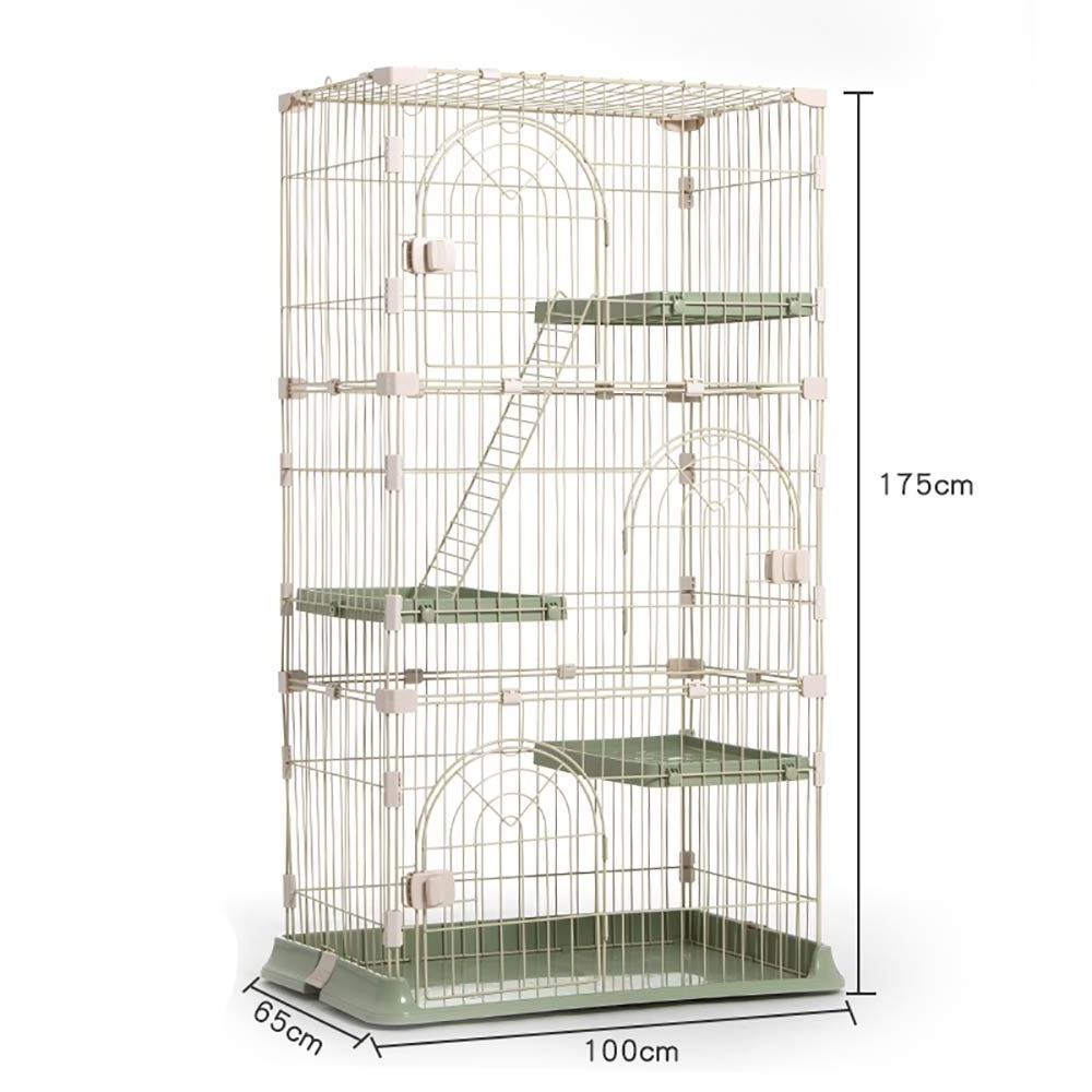 Hot sale pet cat cage collapsible pet wire cages indoor three layers cat kennel for sale