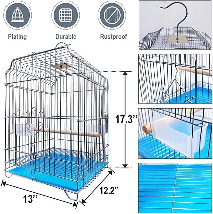 Pet Products Bird Cage Large Chicken Nest Box Reptile Bird Toys Small Bird Travel Cage