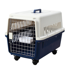 Air Box Pet Cages Dog Car Seat Bed - First Class Aviation Pet Box Plastic Cat Travel Cage