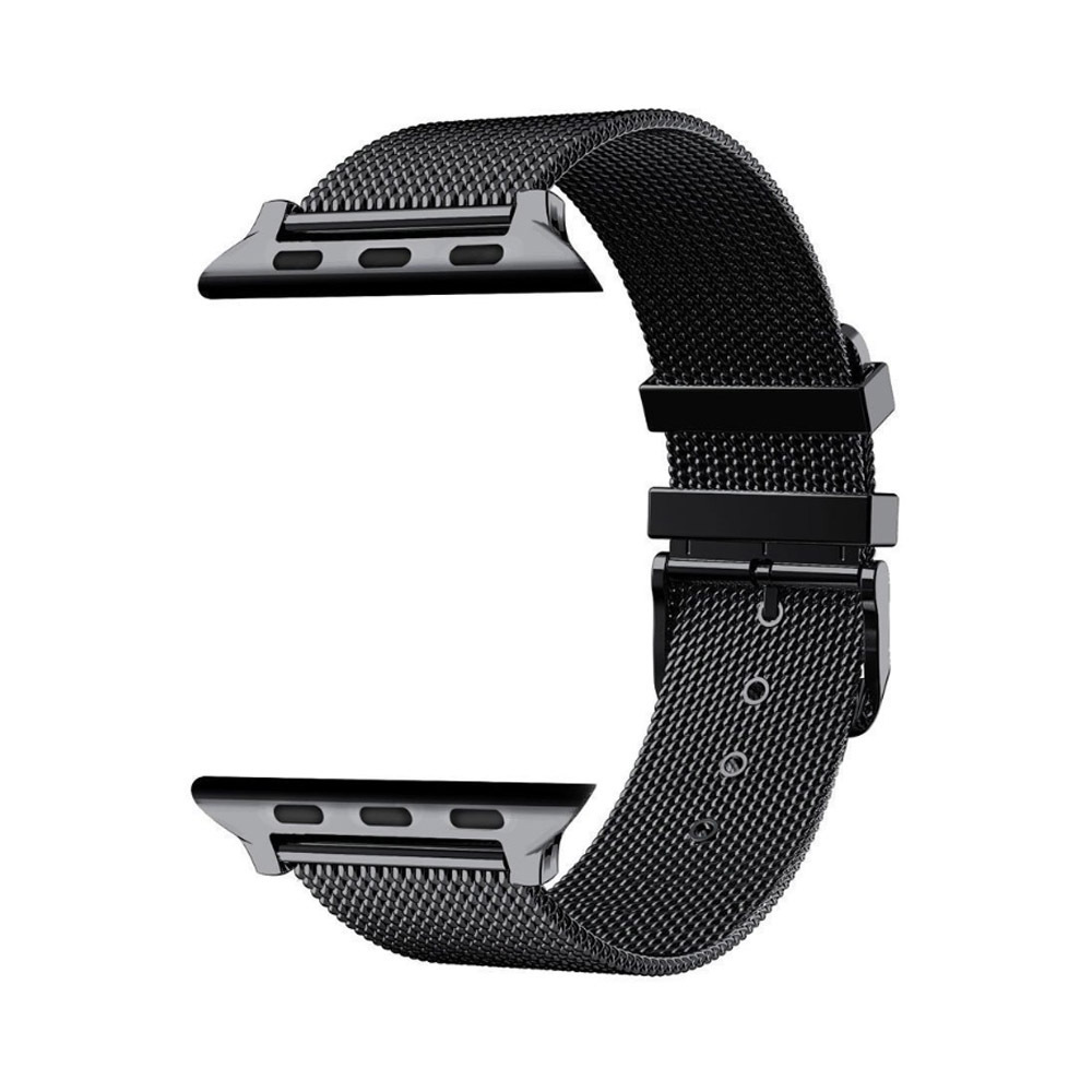 Tschick 44mm 42mm 38mm 40mm Stainless Steel Mesh Loop Adjustable Closure Replacement Watch Band for Apple Watch Series 4 3 2 1