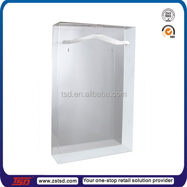 wall mount acrylic holder stand T-shirt display case/clear case acrylic t-shirt display/plexiglass t-shirt display