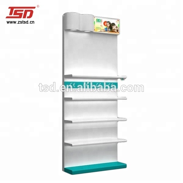 Custom baby nipples display racks Metal display stand for baby pacifiers baby products display stands