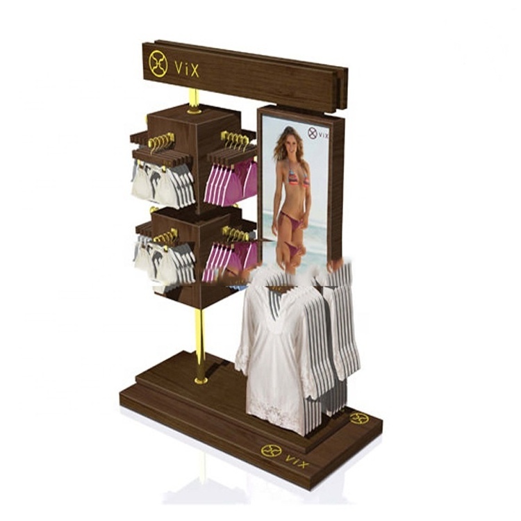 Custom high quality clothes display rack stand  fittings furniture for clothing shop store fixtures